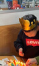 Levi's 李维斯童装男女童连帽经典蝙蝠标卫衣春秋纯棉儿童舒适针织上衣 正黑色 150 /72 【建议身高140-152cm】 实拍图