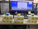 精臣B1/B21/B203/B3S/B31线缆标签机贴纸移动联通电信通信机房旗帜刀型F型尾纤网线logo热敏不干胶打印 （163）02F蓝《25*38+40》100张 实拍图
