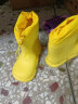 巴布豆（BOBDOG）儿童雨鞋男童女童雨靴宝宝水鞋 黄色 180码  晒单实拍图