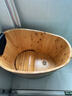 尚田木桶浴桶成人圆形实木沐浴盆泡澡桶STB-033鸭蛋桶洗澡缸淋浴房桶 实拍图