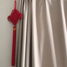 阿黎棉麻奶茶色窗帘日式客厅卧室高遮光隔热防晒挂钩 宽1.5*高2.0 实拍图