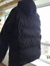 俞兆林中老年人羽绒服男装冬季男士保暖加厚爸爸羽绒服连帽外套爷爷装 黑色 4XL (建议175-190斤) 实拍图