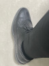 意尔康 男鞋系带商务正装鞋通勤百搭打孔透气单鞋男 96427W黑色342 实拍图