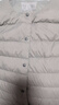 无印良品（MUJI）女式 轻量羽绒便携式背心女款马甲马夹秋冬保暖外搭羽绒内胆 浅米色 L (165/88A) 实拍图