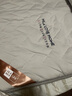 海澜之家（HLA）乳胶床垫子A类抗菌可折叠榻榻米垫被学生宿舍褥子防滑垫双人家用 时尚灰【乳胶填充】厚度4.5cm 90*200cm 实拍图