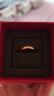 周大生黄金戒指足金光面素圈对戒 活口可调节送女友 情人节礼物 约3.6g 晒单实拍图