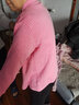 小护士保暖内衣套装女中老年开衫秋衣秋裤宽松大版开襟粉色160 实拍图