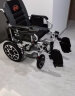 好哥（haoge） 电动轮椅车老年人残疾人家用医用可折叠轻便双人四轮车铅酸锂电池可选坐便智能全自动 轻便款【手机智控+12Ah铅电】便携HG-W680 实拍图