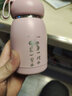 SVREG304不锈钢迷你保温杯女士高颜值学生可爱便携小容量水杯320ml 咖色+免费定制 不显温+2张贴纸 实拍图