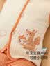 童泰婴儿马甲秋冬季保暖宝宝衣服休闲外出无袖上衣对开内衣坎肩 米白 80 实拍图