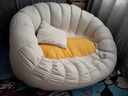 柚公馆懒人沙发卧室家用可躺可睡网红豆袋阳台休闲躺椅卧室榻榻米小沙发 灰色-双人大号-羊羔绒 实拍图
