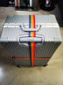 梵地亚行李箱男铝框28英寸拉杆箱大容量旅行箱飞机密码箱女商务皮箱子银 实拍图