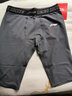 李宁（LI-NING）紧身裤短裤健身裤跑步裤紧身五分裤篮球打底裤压缩男足球运动内裤 灰色 M 实拍图