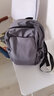 QUEENJOY新款尼龙迷你双肩背包男小号潮流轻便书包简约休闲旅行小型小背包 灰色 实拍图