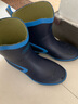 非常行（Jolly Walk）水鞋男雨鞋低筒水靴洗车钓鱼雨靴防水套鞋胶鞋 深蓝 39 实拍图