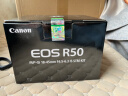佳能（Canon）EOS R50 小型便捷微单数码相机 4K Vlog高清视频家用旅游美颜照相机 18-45mm套机 白 旅行畅玩套装 晒单实拍图