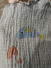 十月结晶单层印花肚围2条装0-6个月宝宝护肚印花棉肚围新生儿护脐带蓝色 实拍图