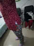 木吻纯棉花手工棉裤女加厚高腰保暖裤中老妈年妈人宽松休闲外穿冬装 绿色菊花 2XL身高152~170CM 110~125斤 实拍图