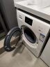 松下（Panasonic）滚筒洗衣机全自动家用10公斤大容量超薄变频 高温洗除菌轻柔洗中途添衣桶自洁 白色 XQG100-J105 实拍图