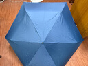 MAMORU防紫外线遮阳伞三折彩胶防晒太阳伞加大超轻碳纤铅笔伞190g藏蓝色 实拍图