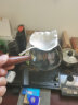 茶适茶漏 纯锡树叶茶滤手工茶漏组合过滤网功夫茶具套装茶道配件C3189 实拍图