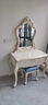 浪漫壹嘉欧式梳妆台全实木法式雕花轻奢简欧卧室家具小户型妆镜公主化妆台 象牙白【0.82米】梳妆台+妆凳 实拍图