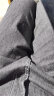 卡帝乐鳄鱼（CARTELO）牛仔裤男夏季休闲裤子男士修身小脚裤男裤男装 黑灰色 31 晒单实拍图