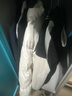 云自闲美式潮牌PU皮棉服男外套男冬季加厚棉衣宽松羽面包绒服男士棉袄 白色2311 2XL（推荐体重150-170斤） 实拍图
