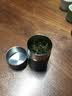 容山堂纯锡茶叶罐大号密封罐家用便携旅行茶仓防潮存茶罐高端礼盒装 纯锡石肌纹茶叶密封罐-做旧迷你 150ml 1个 实拍图