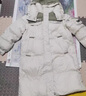 鸭鸭（YAYA）佟丽娅同款长款羽绒服女冬季新款运动休闲百搭保暖鸭绒加厚外套 月光白色 L (140-170斤) 实拍图