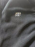 JEEP SPIRIT吉普马甲男抓绒摇粒绒春秋立领无袖背心男装外套 黑色 4XL 实拍图