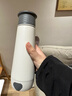 东菱（Donlim）便携式烧水壶 电热烧水杯 家用旅行电热水壶 办公室泡茶冲奶 迷你不锈钢保温杯DL-B1 0.3L 棉云白 实拍图