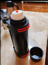 慕馨（moosen）保温壶杯大容量户外暖水壶杯304不锈钢车载旅行开热水瓶家用定制 升级抗菌-黑(4斤水)2L 实拍图