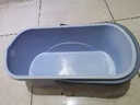 洗拖把桶长方形家用水桶平板拖把清洗桶手提多用桶大号容量多功能 蓝色清洗桶（42cm以下可用） 实拍图