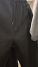 真维斯（Jeanswest）休闲裤男秋冬季男裤休闲长裤户外运动透气弹力直筒长裤 木斯林-8813黑色束脚加绒 3XL -（建议150斤-170斤） 实拍图