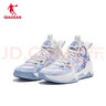 乔丹QIAODAN篮球鞋男鞋破影3Elite秋新款巭科技回弹减震实战篮球鞋 乔丹白烟雨蓝 39 实拍图