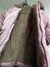 皮尔卡丹（pierre cardin）女童棉服加厚冬装2025新款儿童中大童棉衣可爱中长款洋气外套 粉色 130 实拍图