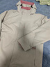 西域骆驼（VANCAMEL）三合一防风冲锋衣款男女夹克加厚保暖可拆卸登山服滑雪服运动外套 KY09S暖白/珊瑚粉-女 4XL 实拍图