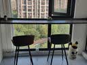 艾森朗特轻奢吧台椅家用岛台椅简约现代靠背高脚凳酒吧吧凳前台高椅子吧椅 【疯马皮】浅灰色 坐高65cm 实拍图