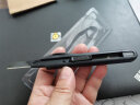 齐心(Comix)9mm美工刀/壁纸刀/裁纸刀 不锈钢自锁设计 带备用刀片 黑耀X7 办公文具 实拍图