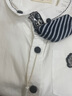 戴维贝拉（DAVE＆BELLA）礼服表演服装演出服学院绅士周岁礼服宝宝衣服儿童套装男童夏装 白色 110 cm（建议身高100-110cm） 实拍图