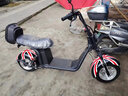骏杰动感男女士双人酷炫代步带电瓶大哈雷宽胎两轮成人亲子电动滑板车成人 10寸铝轮X20提出充电/空载60公里 实拍图