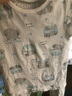 aqpa【135g新疆棉】婴儿内衣套装夏季纯棉男女宝宝衣服薄款分体短袖 泡泡小象 110 实拍图