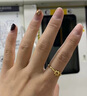 周生生情人节黄金戒指 闪砂足金幸运星星开口戒女 11661R计价 2.05克 实拍图