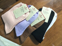 caramella袜子女士抗菌中筒袜抑菌防臭袜棉袜长袜秋冬款男士中筒袜不臭脚 女士1黑1紫色1卡其1浅粉1白共 5双 均码 实拍图