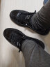 PUWEIKA鞋子男鞋2024年新款夏季休闲黑色板鞋软底轻便防滑男士商务皮鞋 黑色 42 实拍图