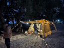 NatureHike挪客沙丘10.9帐篷户外露营天幕帐篷一室一厅超大空间防雨防晒过夜 地布-深咖色 晒单实拍图