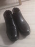 奥康棉鞋加绒保暖棉皮鞋男真皮冬季商务休闲男鞋头层牛皮防滑高帮棉鞋 黑色105011009JL 加绒 38 实拍图