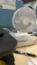 Hulker 大扇面桌面小风扇USB可充电台式办公室学生宿舍床头大风力便携电风扇 升级七叶羽静音风扇 6寸插电款 晒单实拍图