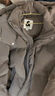 杰克·琼斯（JACK&JONES）男装冬季新款短款男士羽绒服加厚连帽宽松面包服保暖鸭绒上衣外套 石雕灰E05-1 XL 185 实拍图